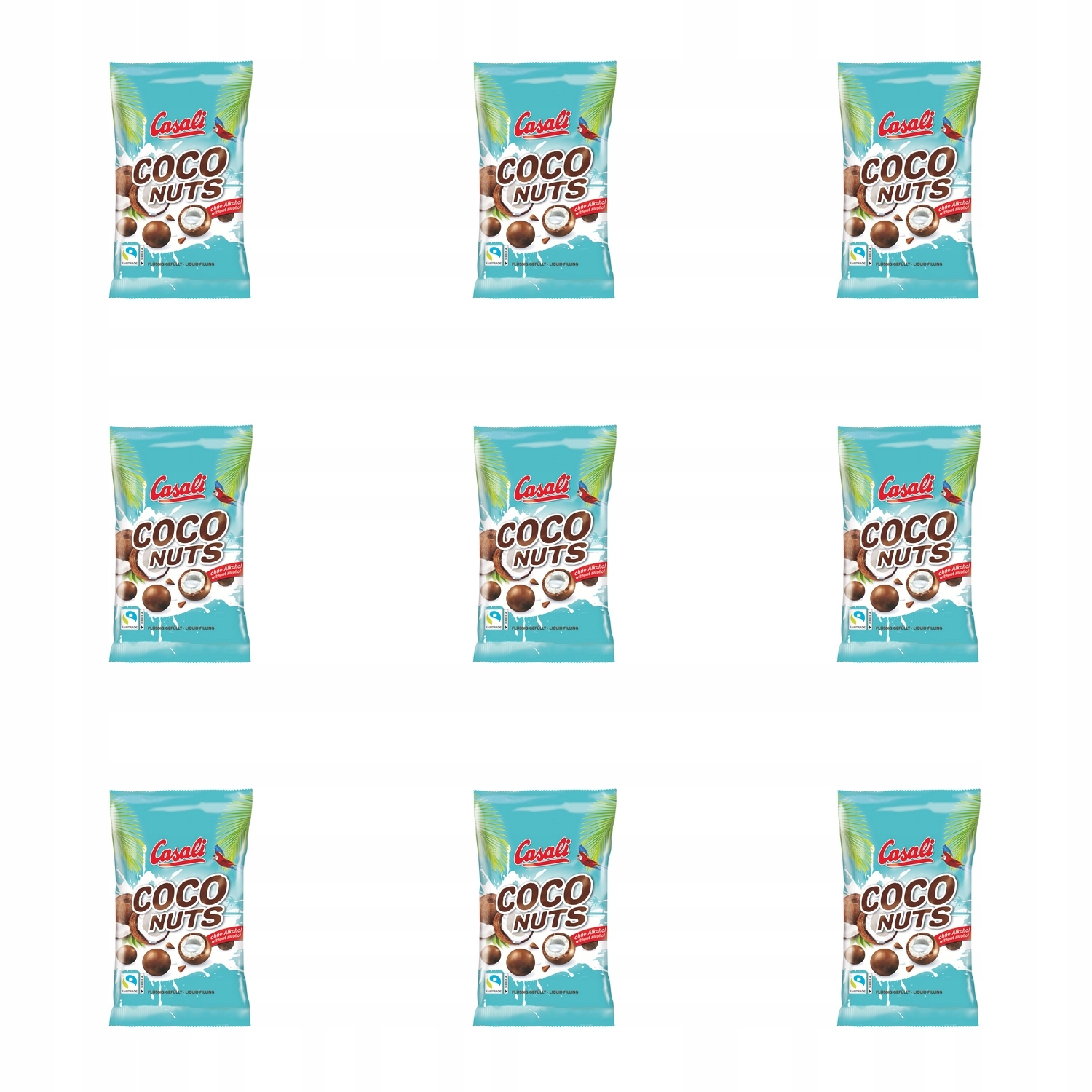 Levně 9x 100g Casali kokosové dražé