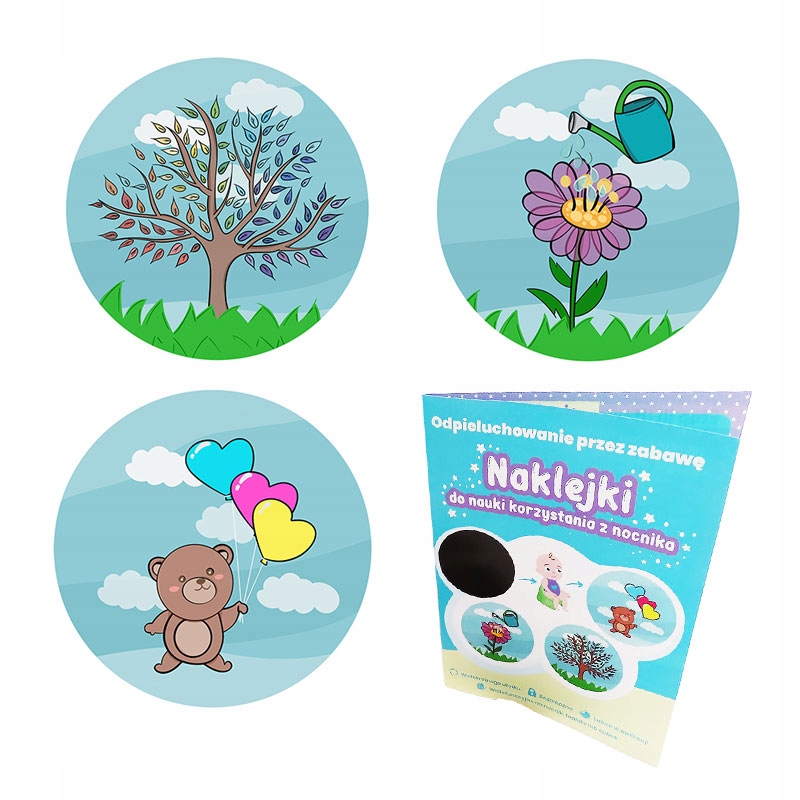 

Magiczne naklejki na nocnik Plan Odpieluchowania