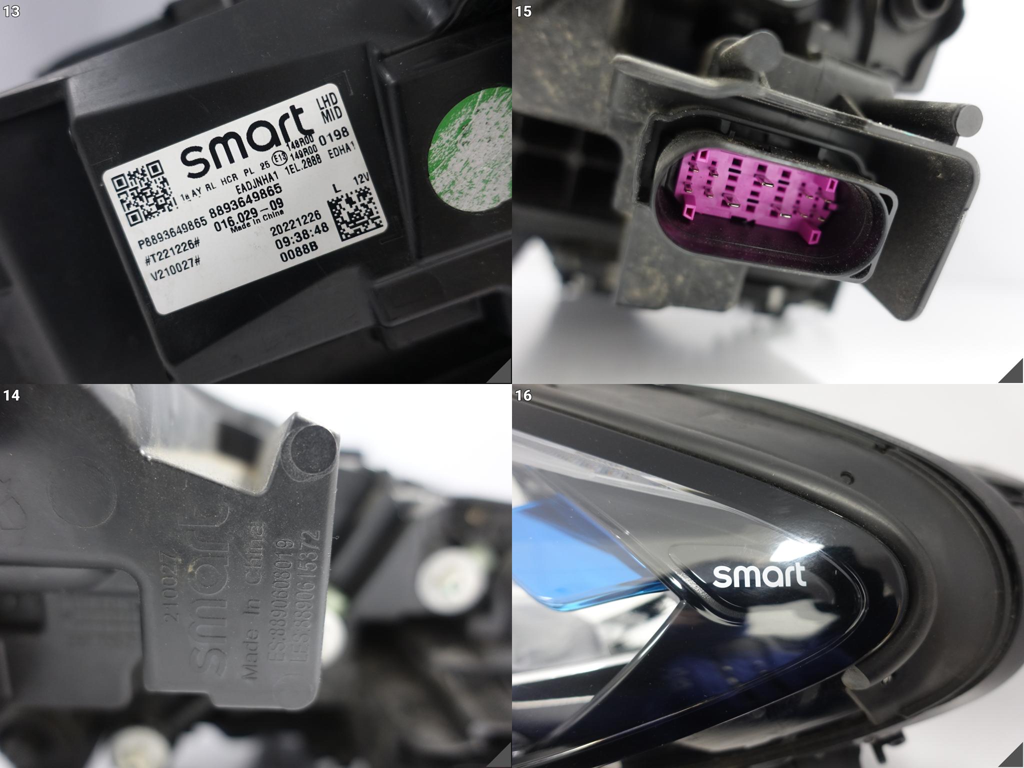 SMART #1 22- light CYBERS PARKS FULL LED blue left front EUROPA
