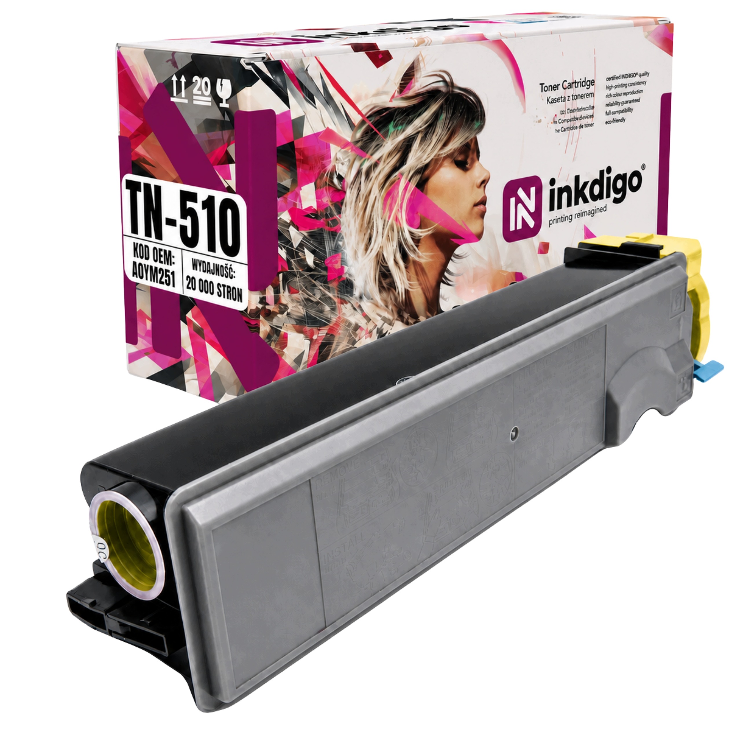 Náhradní toner pro Konica Minolta Bizhub C500 Yell