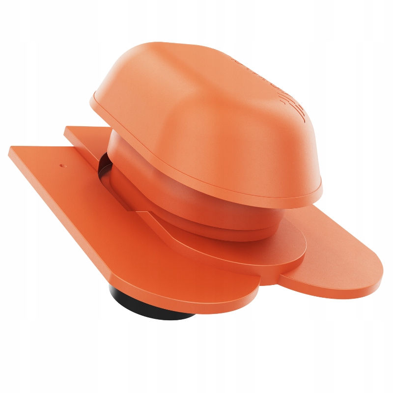 Větrací komín fi150 s korunkou Cihlový