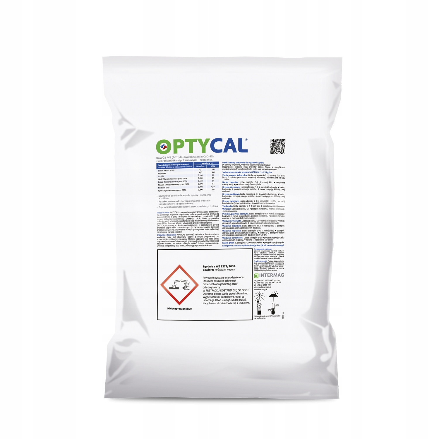 

Optycal 25kg Intermag Mrówczan wapnia Aktywator