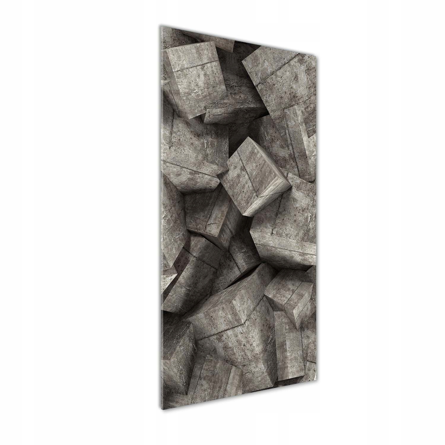 

Foto obraz akrylowy Betonowe sześciany 50x125 cm