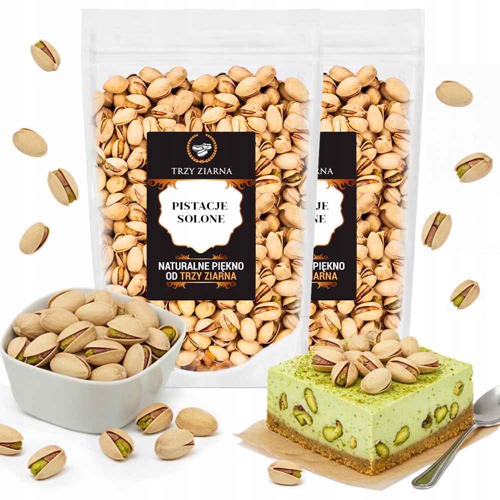 Pistácie Pražené Solené 2kg Přírodní velké čerstvé