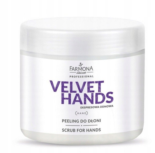 FARMONA Peeling do rąk ziarnisty/mechaniczny Velvet Hands 550g