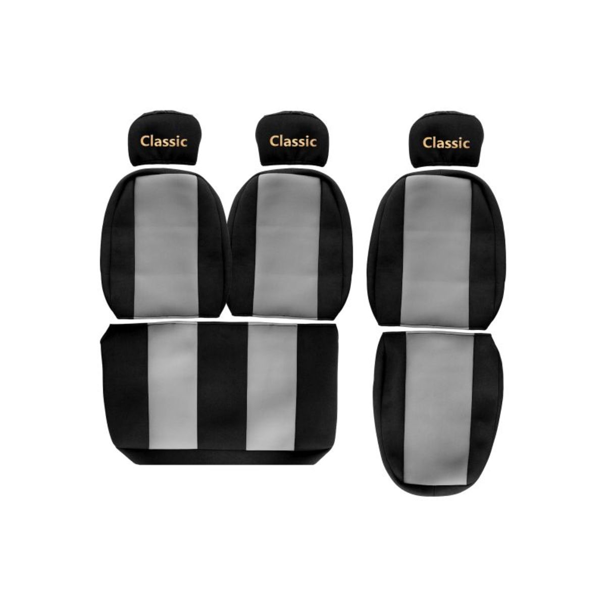 Pokrowce na siedzenia MAN L 2000 (1+2) F-CORE PS03 GRAY