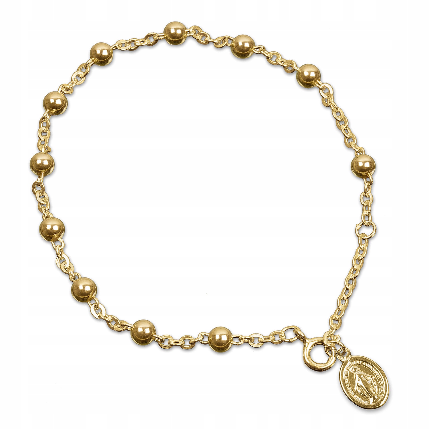 Růženec náramek Stříbro pr. 925 zlacené