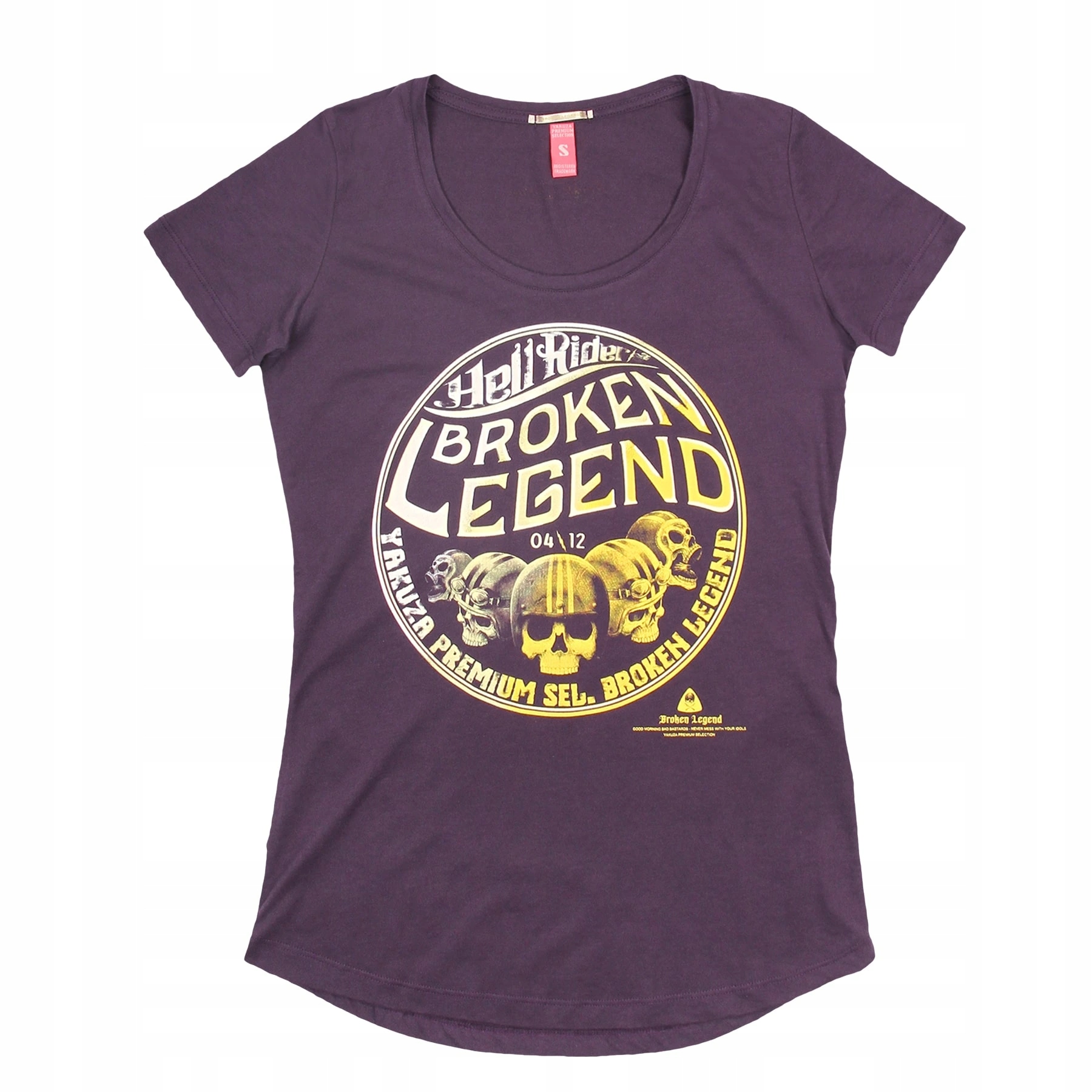 Dámské tričko "hell Rider" Yakuza Premium 3430 fialové NK-24559/L
