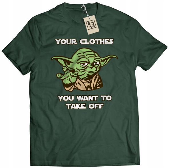 

Koszulka Yoda Player Gwiezdne Wojny zielona XL
