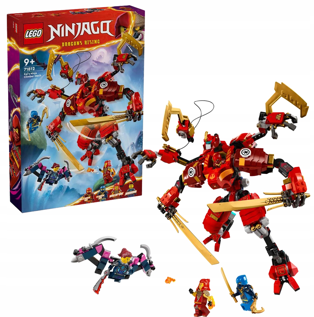 Lego Ninjago Lezecký mech Ninja Kaia 71812