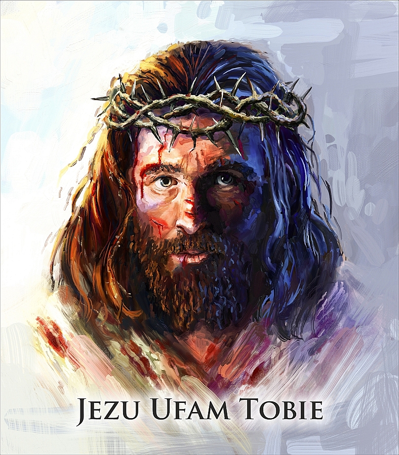 

Obraz Na Płótnie Komunia Jezu Ufam Tobie 30x40cm