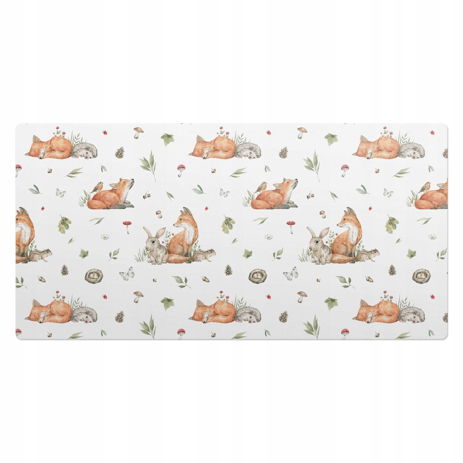 Vinylová ochranná podložka s moderním vzorem Vzor lesních zvířat 100 x 50 cm