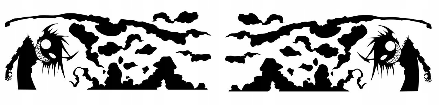 NAKLEJKI na Auto MOTYW MROCZNA POSTAC 90x470cm Producent code MG1245