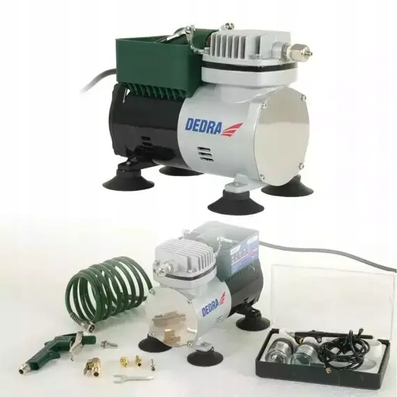 Dedra sada na maľovanie s mini kompresorom, DED7470