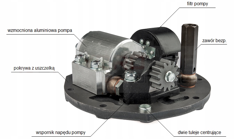 POKRYWA C-360 1 SEK 2.00.16.611.1 HYDROLIDER Producent części Hydrolider