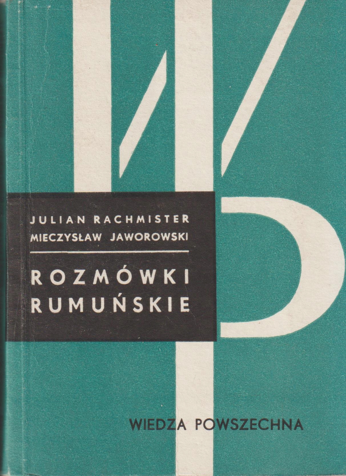 ROZMÓWKI RUMUŃSKIE Rachmister, Jaworowski