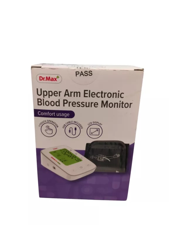 DR. MAX CIŚNIENIOMIERZ BLOOD PRESSURE MONITOR NARAMIENNY + kabel