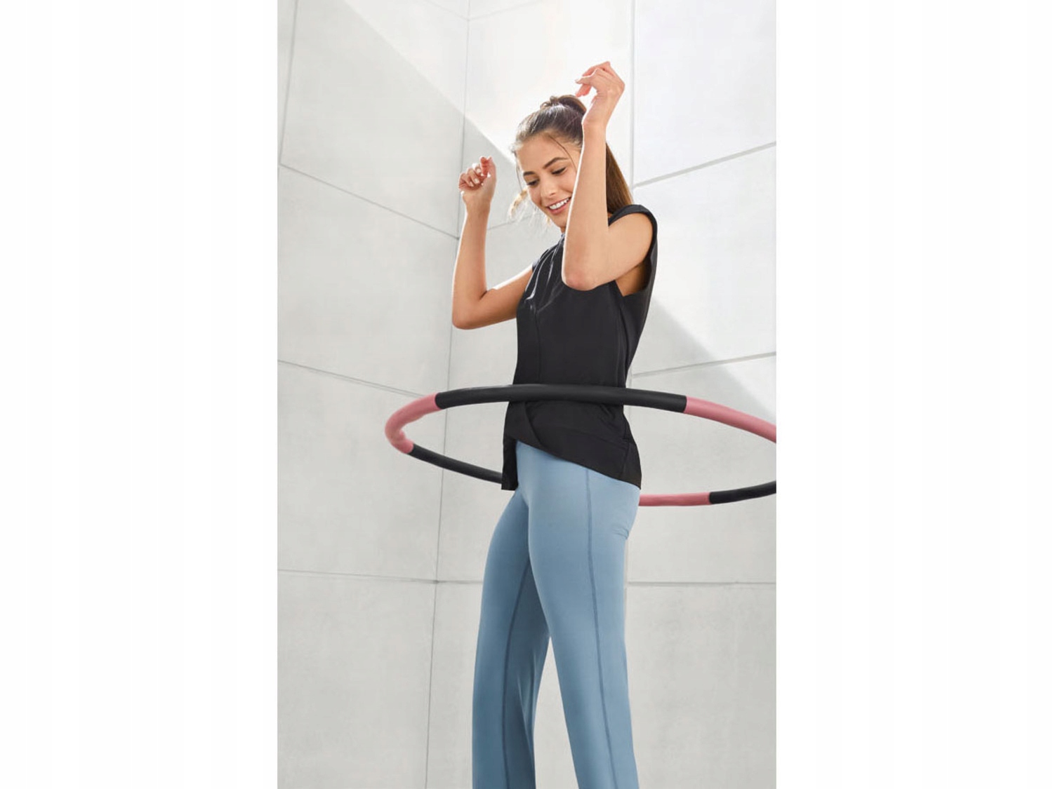 HULA HOP PIANKOWE ODCHUDZAJĄCE MASAŻER SKŁADANE 100cm Marka inna