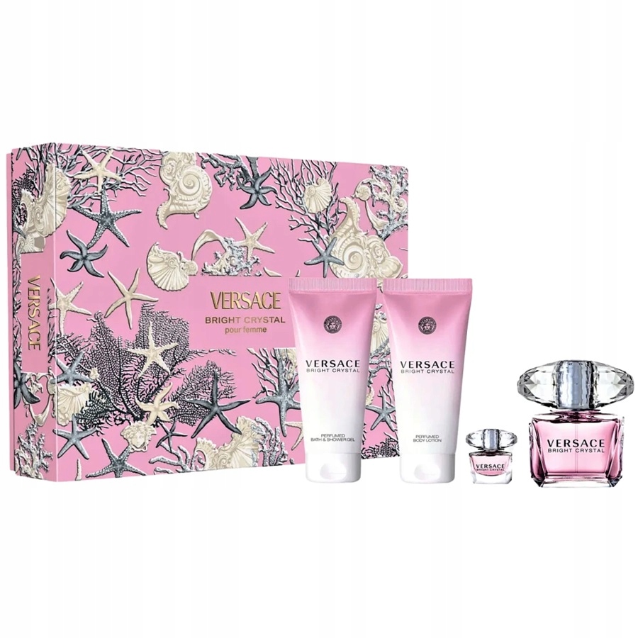 Sada Bright Crystal Versace Toaletní voda 90 ml Balzám 100 ml Gel 100 ml
