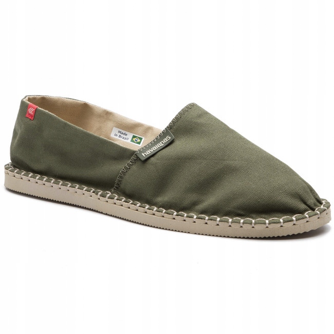 HAVAIANAS WSUWANE ESPADRYLE KHAKI Z LOGO 40 ŻGK