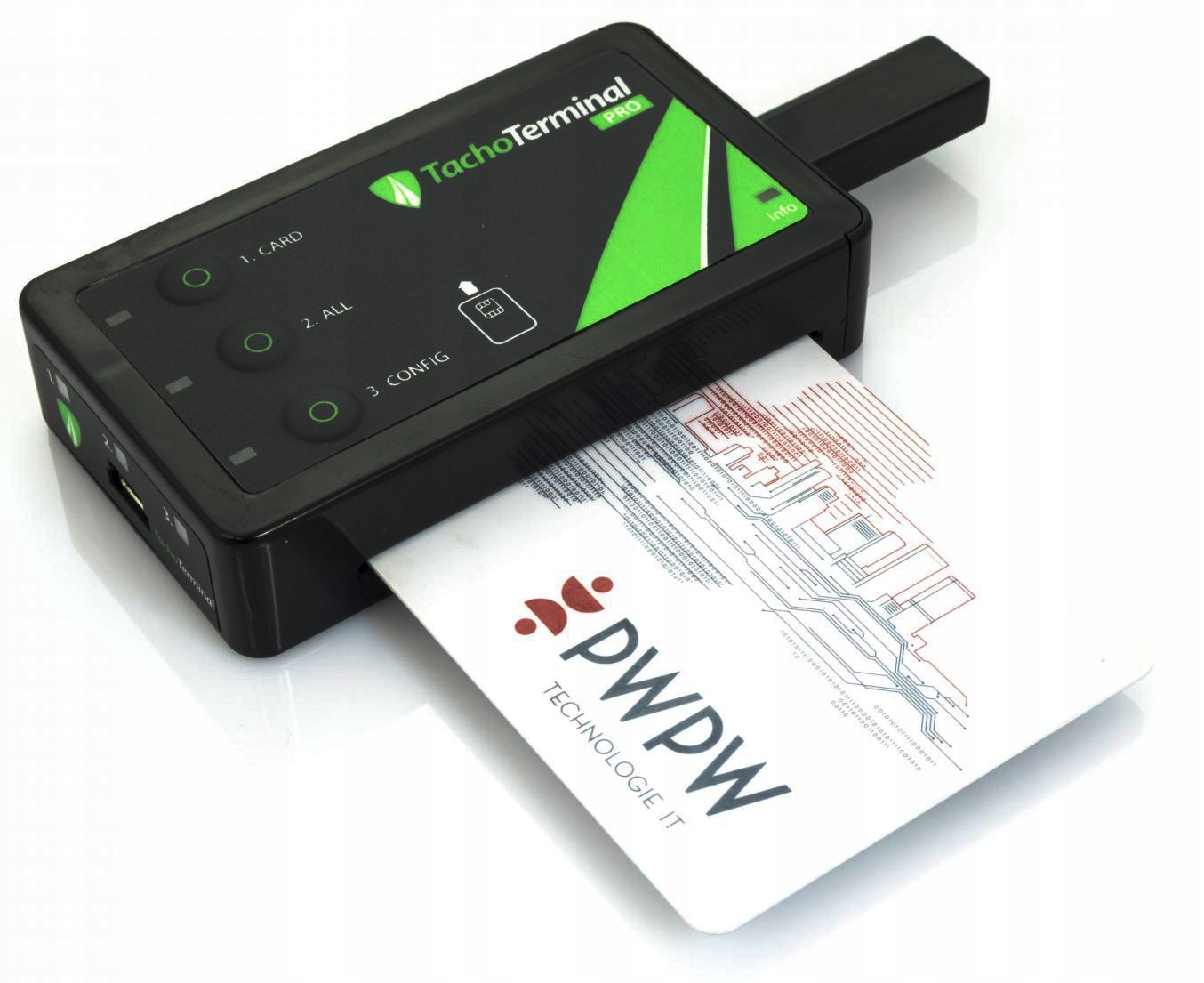 CZYTNIK KART (G2V2) KIEROWCÓW TACHOGRAFÓW (4.1)+ TT PRO 2 + PROGRAM + KUBEK Wyświetlacz nie