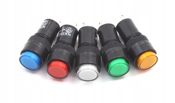 Индикатор 12 мм 12 В постоянного тока белый