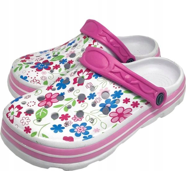 

Klapki kroksy damskie lekkie ogrodowe chodaki r.38