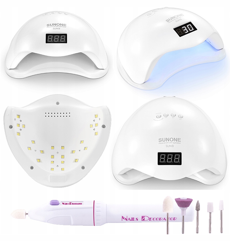 Zestaw do hybryd lampa LED UV 48W +frezarka+gratis EAN (GTIN) 5903332008926