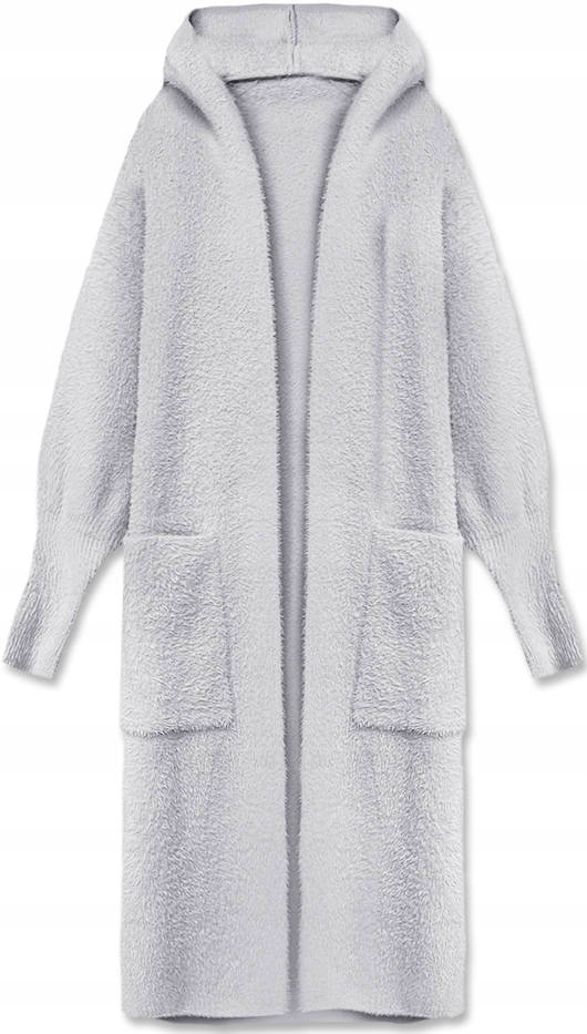 Vlněný Přehoz Z Alpaky M105 Světle Šedý Univerzální