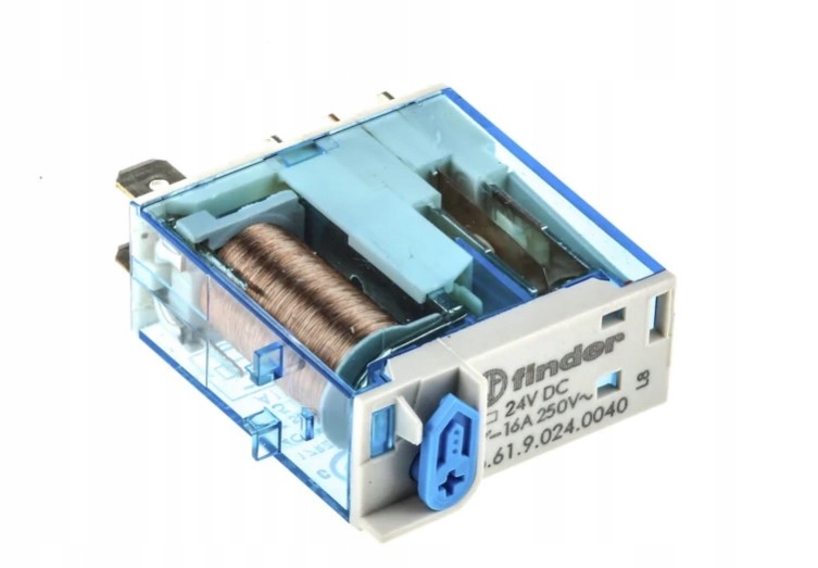 

Przekaźnik 24V DC 1P 16A Finder 46.61.9.024.0040