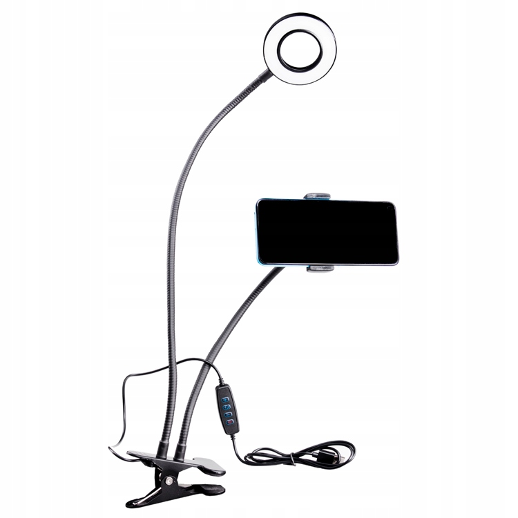 LAMPA PIERŚCIENIOWA LED z uchwytem na smartfon EAN (GTIN) 5904238910962