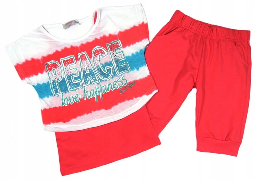 

dziewczęce szorty + bluzka + top 5340 Laura 14Y ko