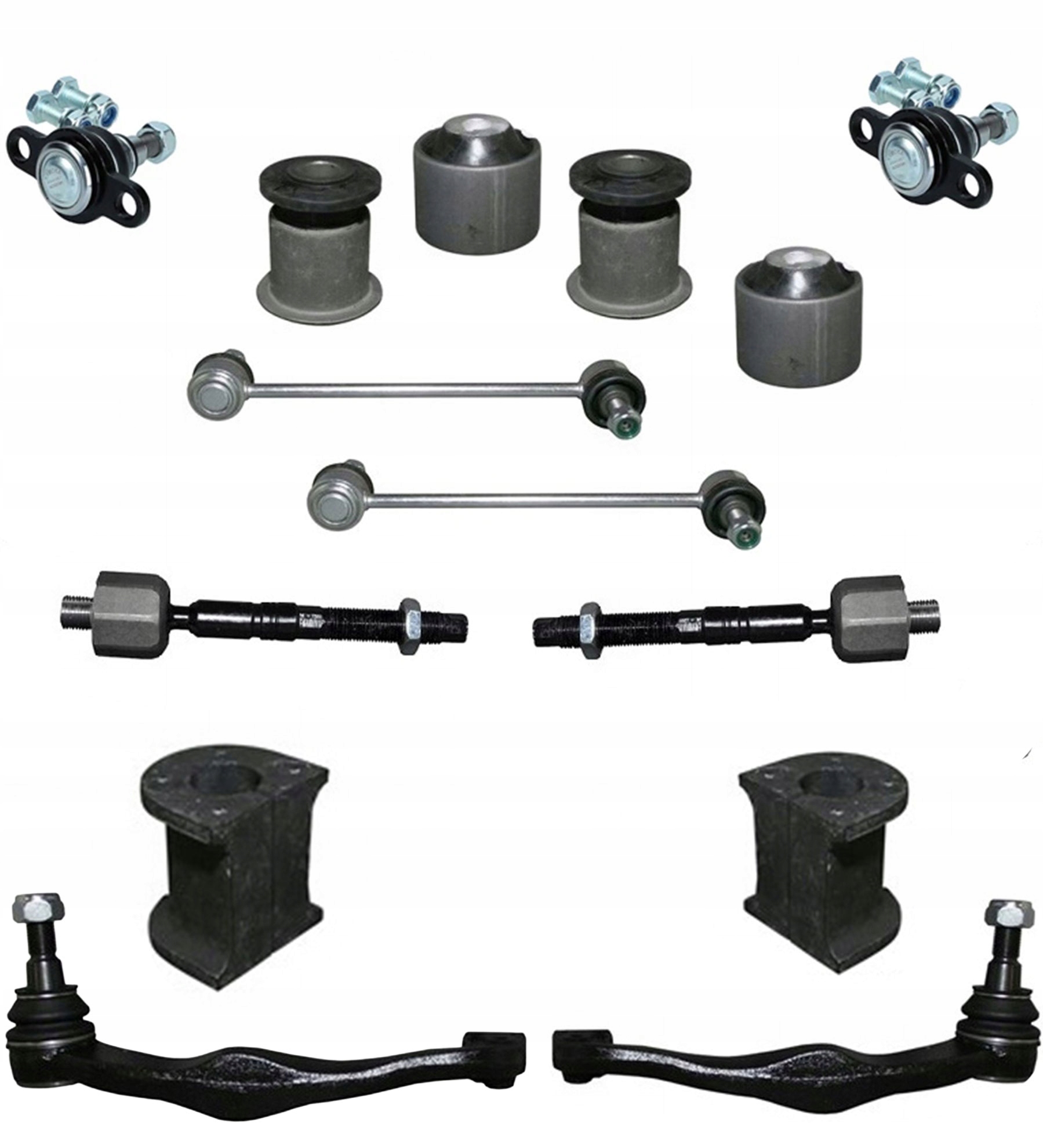 Sada předního zavěšení Vw Transporter T5 T6 Svorky Pouzdra Tyč