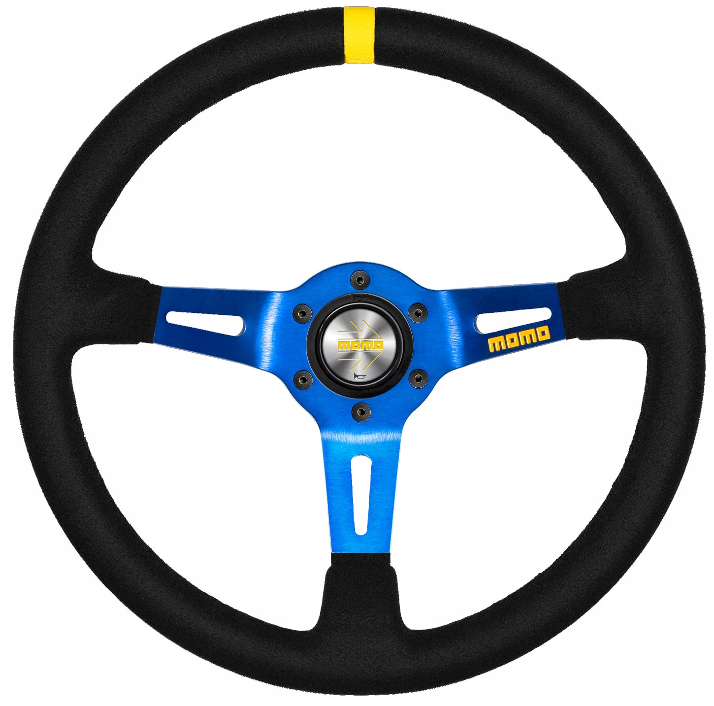 Volant Momo Model 08 semiš Kjs Drift modrý