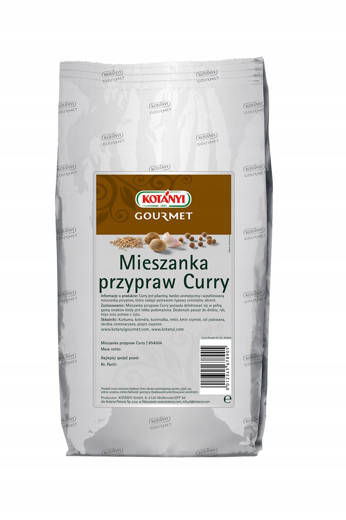 Levně Koření kari Kotanyi 1 kg