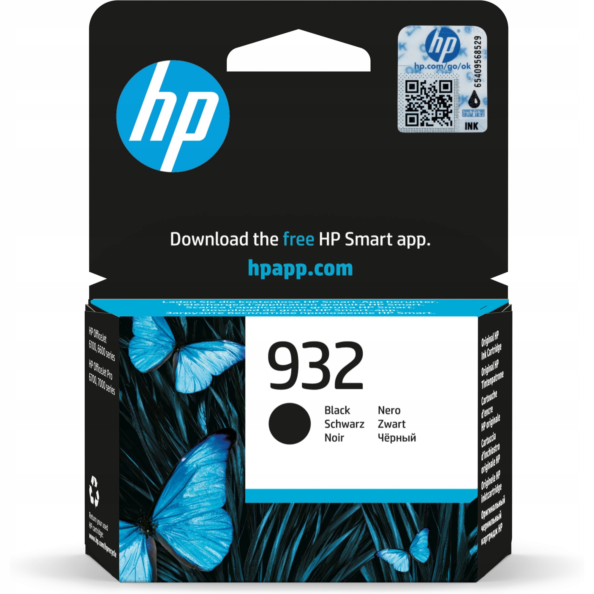Hp 932 černý inkoust (CN057AE) originál