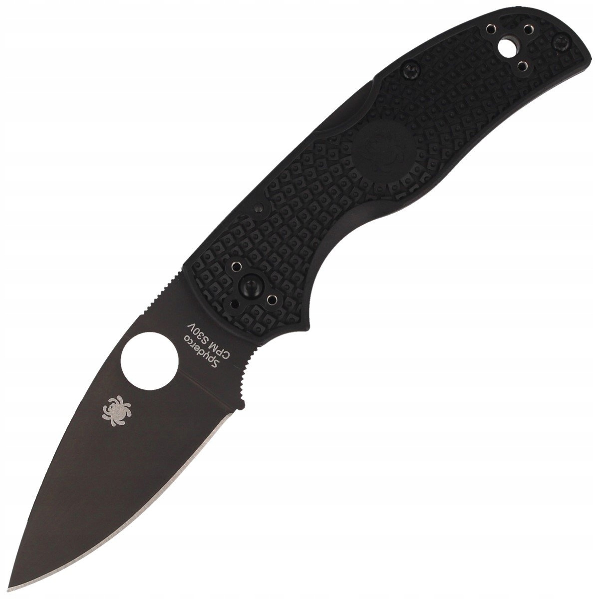 Nůž Edc Spyderco Native 5 Cpm S30V Frn Black Black Blade Plain