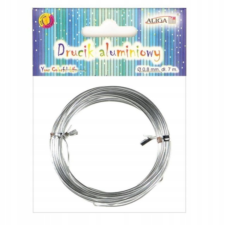 drucik aluminiowy fi-0,8mm dł-7m  | DA-0807 — 3