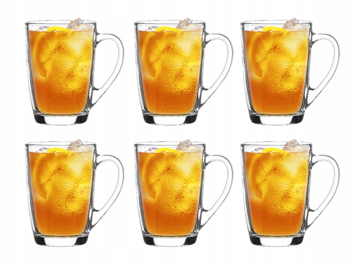 

6x Kubki Do Herbaty, Kawy Z Uchem 300 ml