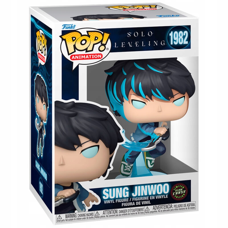 Funko Pop Solo Leveling 1982 Sung Jinwoo Chase Limitovaná figurka