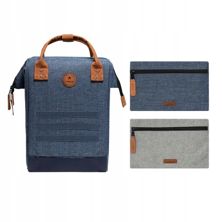 Niebieski plecak miejski Cabaia Adventurer M Paris