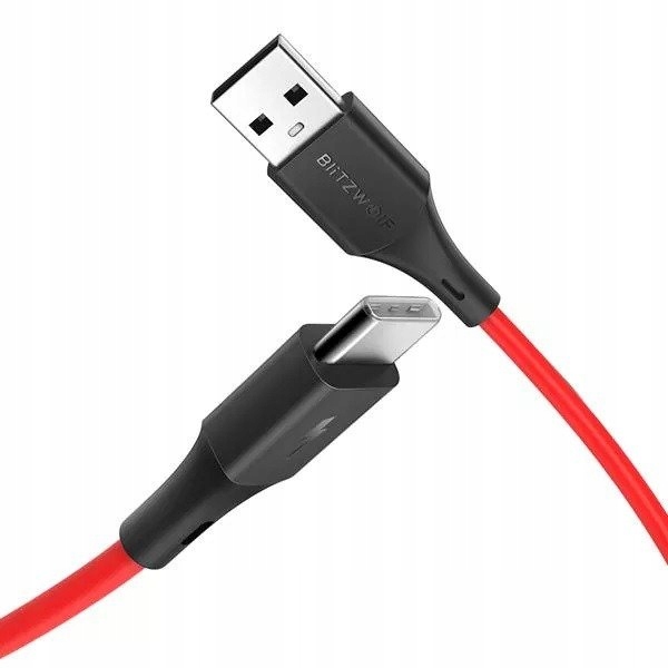 Kabel USB-C BlitzWolf BW-TC15 3A 1,8m (czerwony) Kod producenta BW-TC15