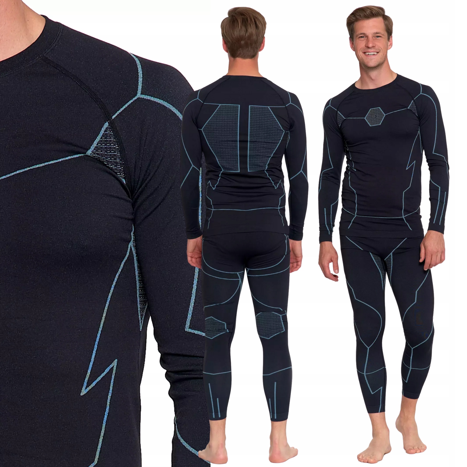 Termoaktivní spodní prádlo Pánské teplé oblečení na zimu Thermo Moraj XXL