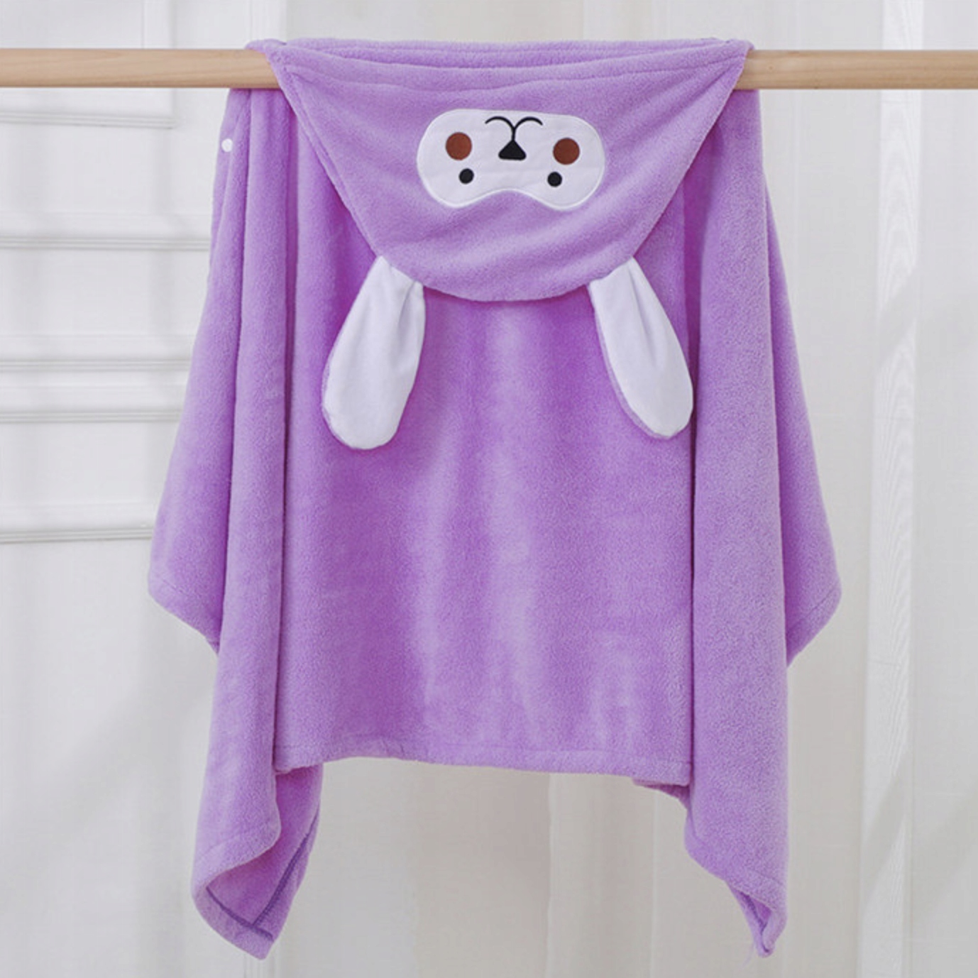 RĘCZNIK OKRYCIE KĄPIELOWE Z KAPTUREM 70X140 KĄPIELOWY PONCZO DLA DZIECI Materiał dominujący mikrofibra