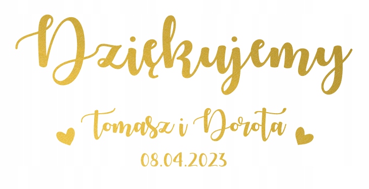 PUDEŁKO NA KOPERTY ślubne od gości napis DZIĘKUJEMY PERSONALIZACJA białe Wysokość produktu 24 cm