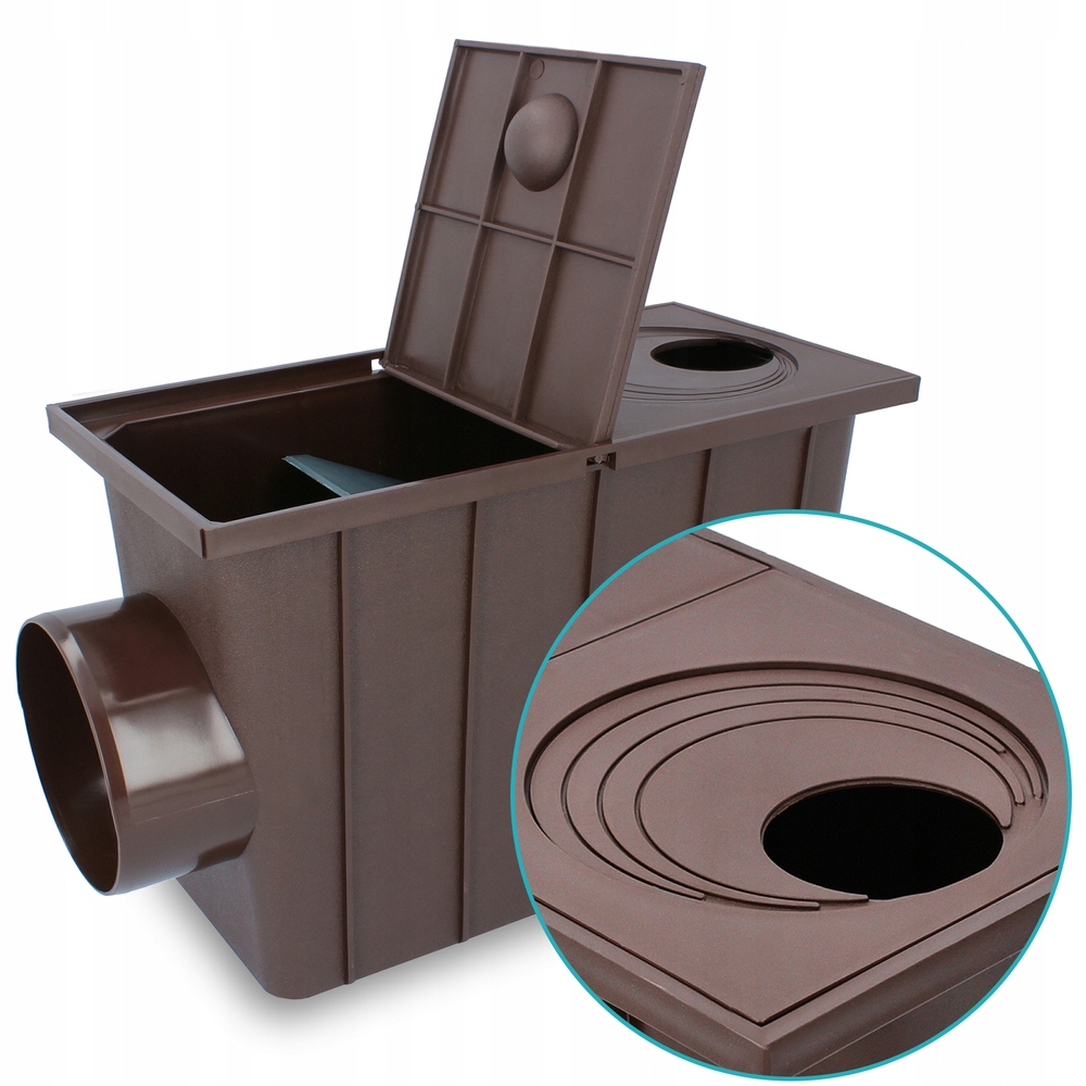 Osadnik rynnowy boczny Studzienka Rury Rewizja 110 Waga produktu z opakowaniem jednostkowym 0.9 kg