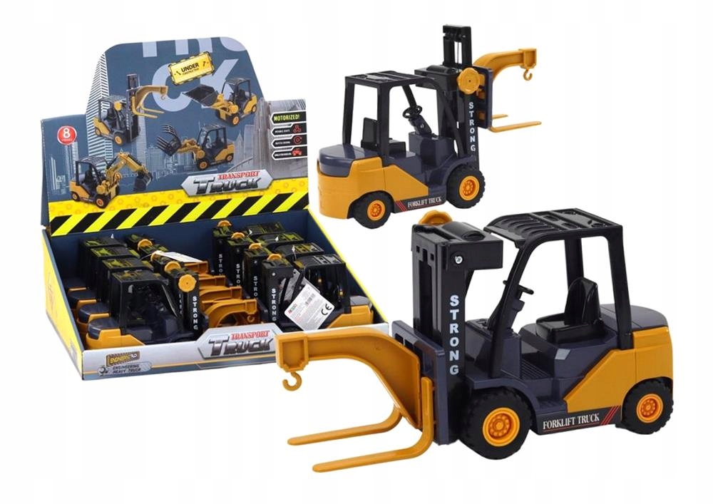 WÓZEK WIDŁOWY Z HAKIEM I NAPĘDEM FRYKCYJNYM