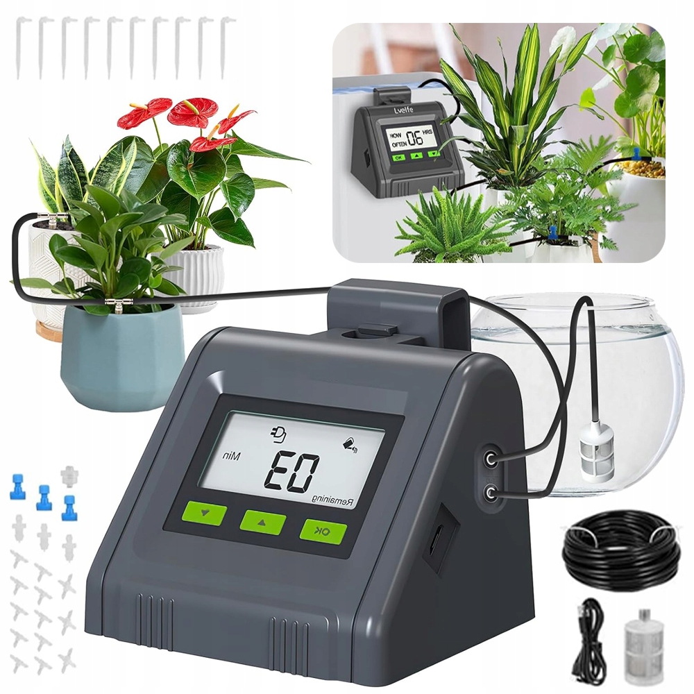 Sada Pro Automatické Zavlažování Květináčů, Systém Automatického Zavlažování