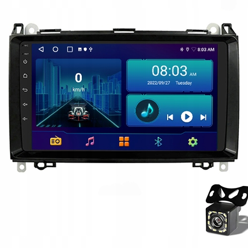 Радіо RDS GPS Android MERCEDES W169 W906 W639 W245