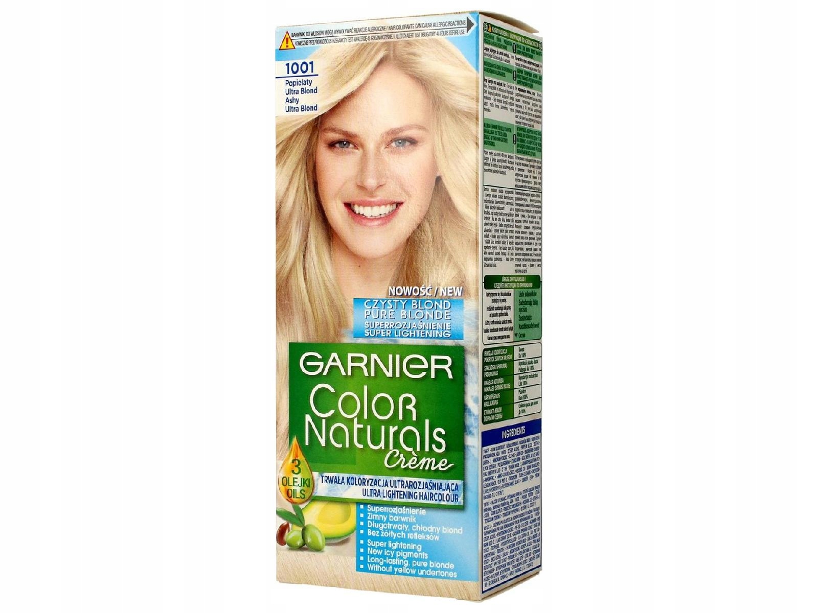 Garnier Color Naturals Creme 1001 Popelavý barvicí krém na vlasy